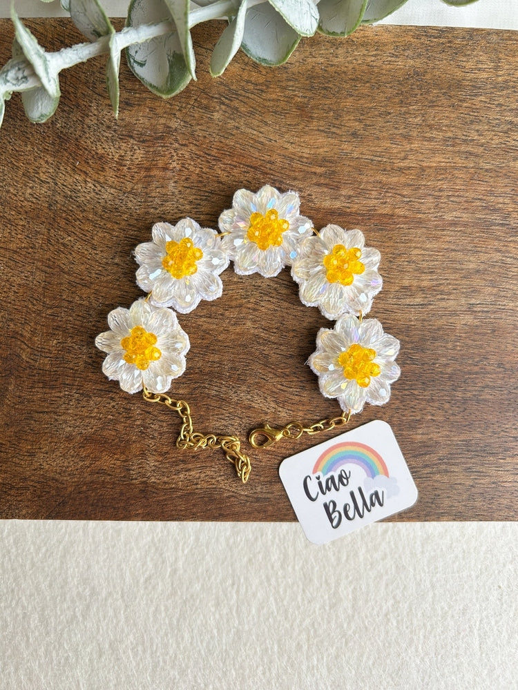 Daisy Dream Handmade Beaded Bracelet