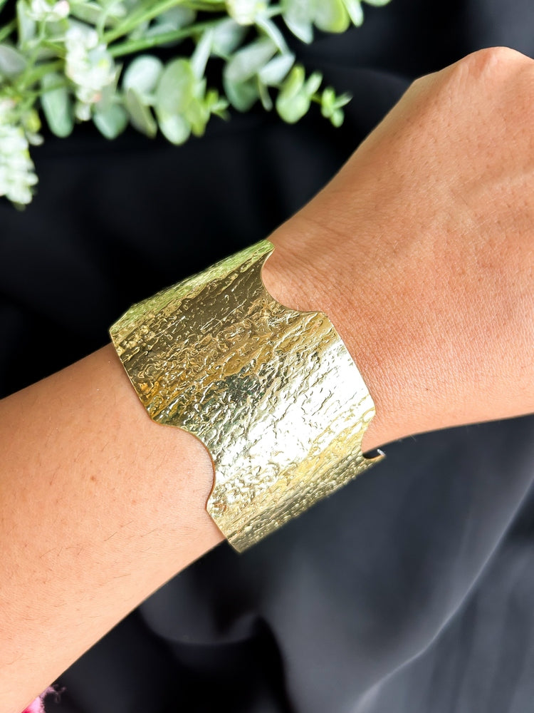 Cecilia Brass Cuff Bracelet