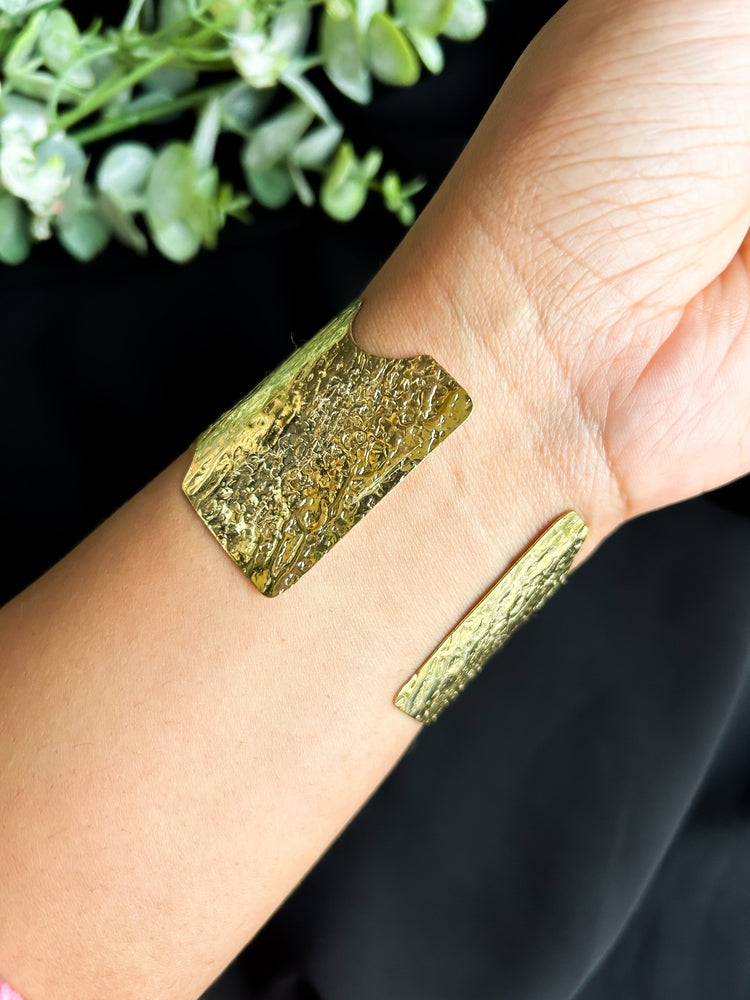 Cecilia Brass Cuff Bracelet