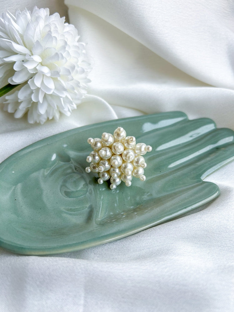 Gul Pearl Handmade Beaded Ring