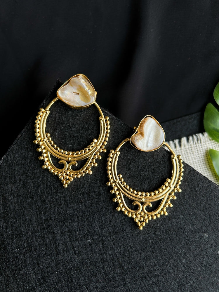 Ella Grace Brass Earrings