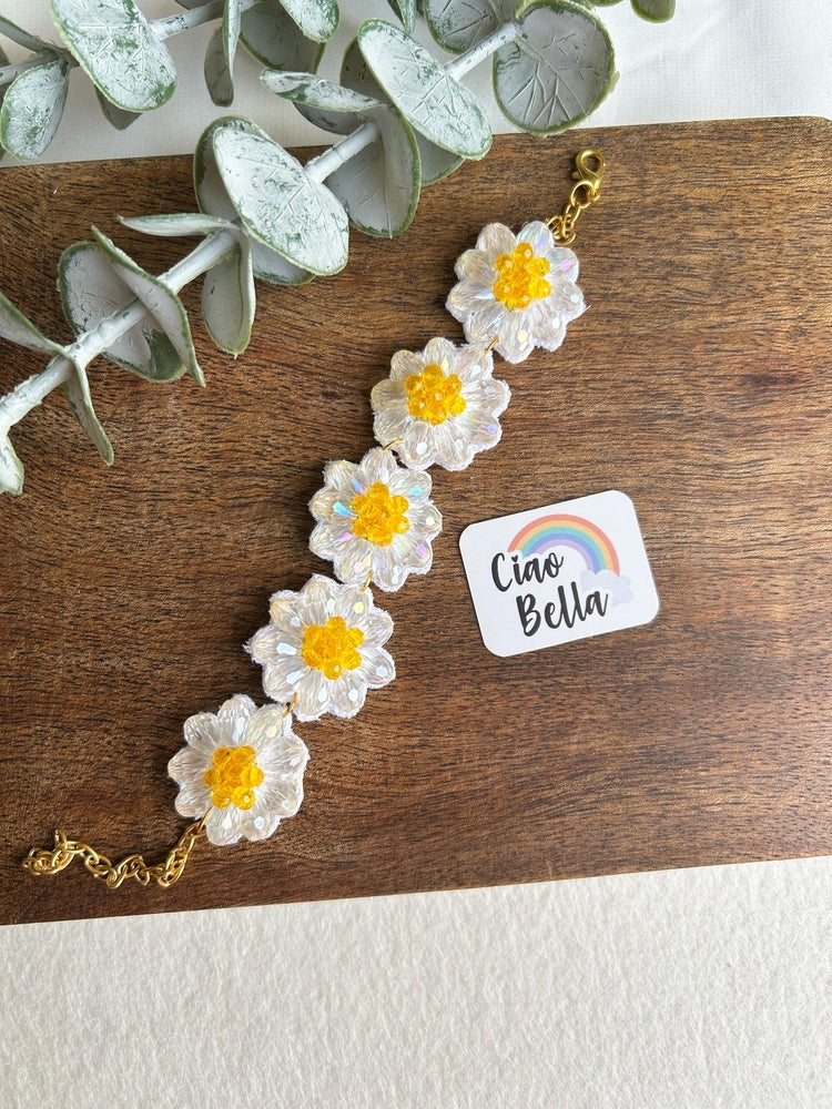 Daisy Dream Handmade Beaded Bracelet