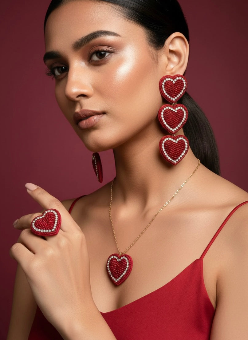 Eternal Love Handmade Beaded Set