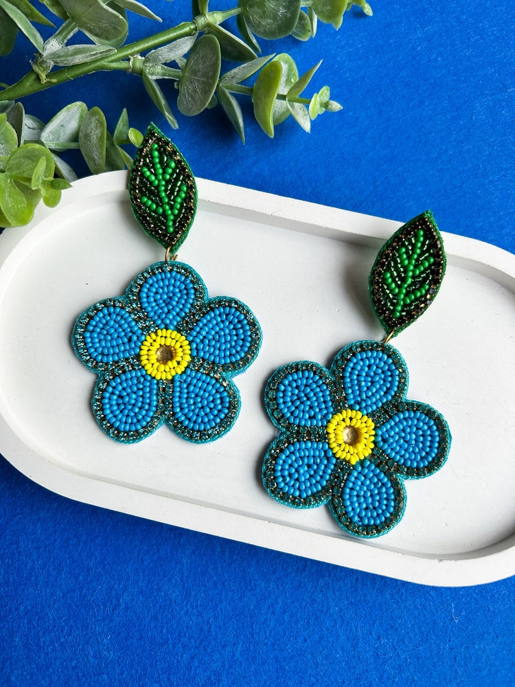 Spring Blossom Handmade Beaded Flower Earring