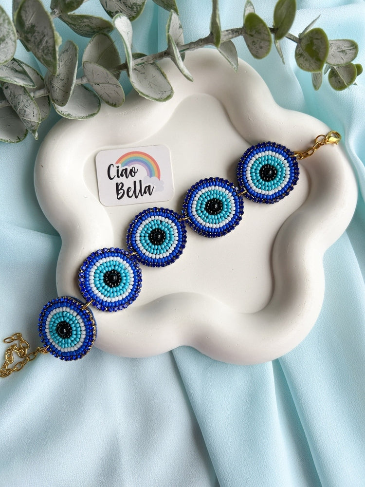 Mystic Evil Eye Handmade Beaded Bracelet