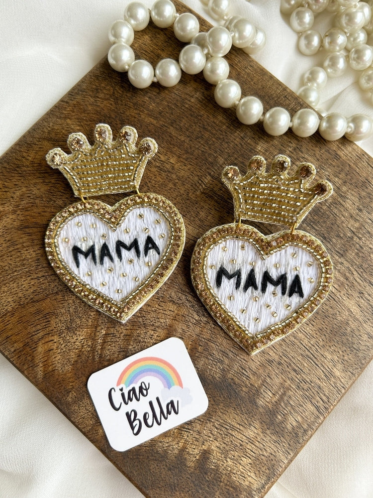 Queen MAMA Handmade Beaded Earrings