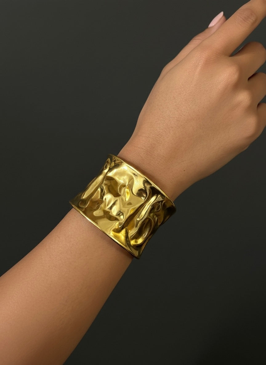 Zoya Brass Cuff Bracelet