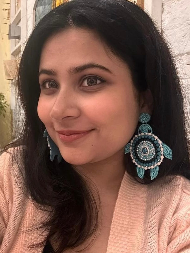 Oceanic Turtle Handmade Beaded Earrings