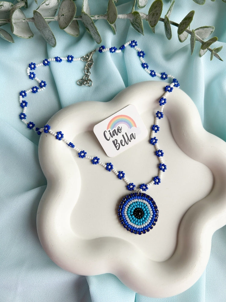 Mystic Evil Eye Handmade Beaded Necklace