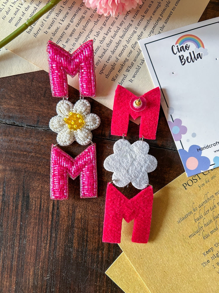 MOM Blossom Handmade Beaded Earrings