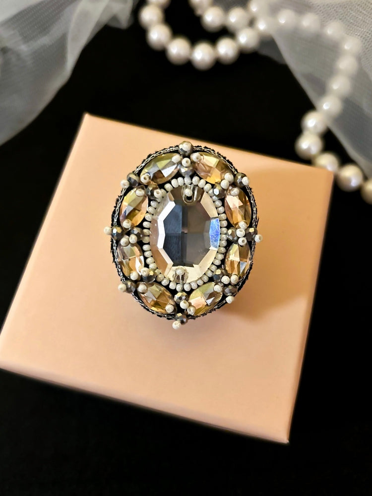 Taara Handmade Beaded Ring