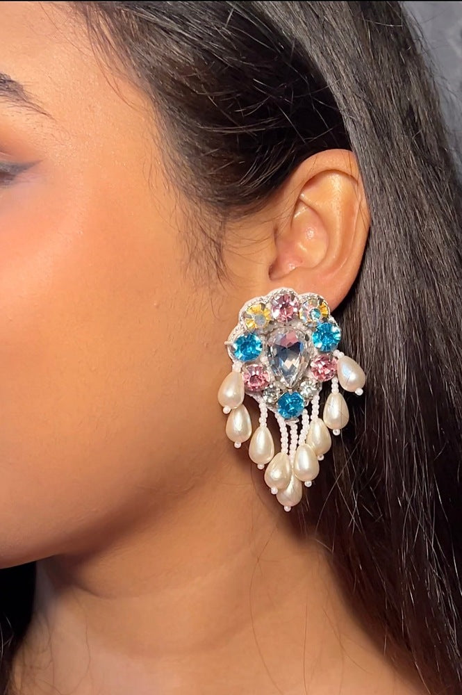 Lumina Handmade Beaded Drop Earrings