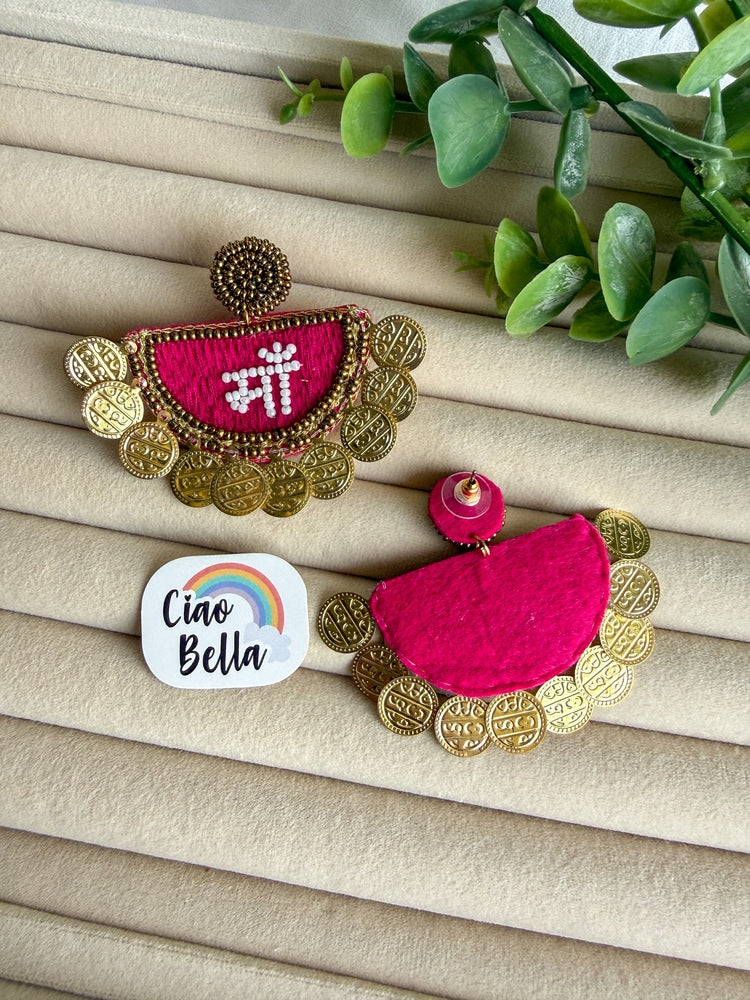 Maa Handmade Beaded Earrings