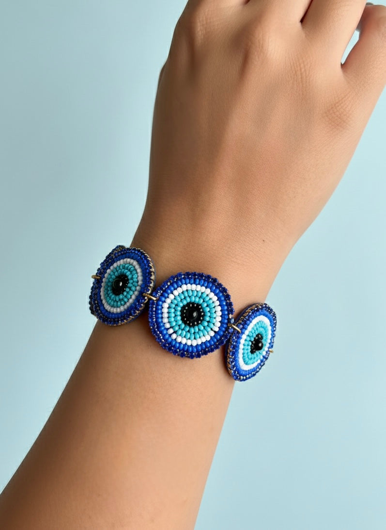 Mystic Evil Eye Handmade Beaded Bracelet