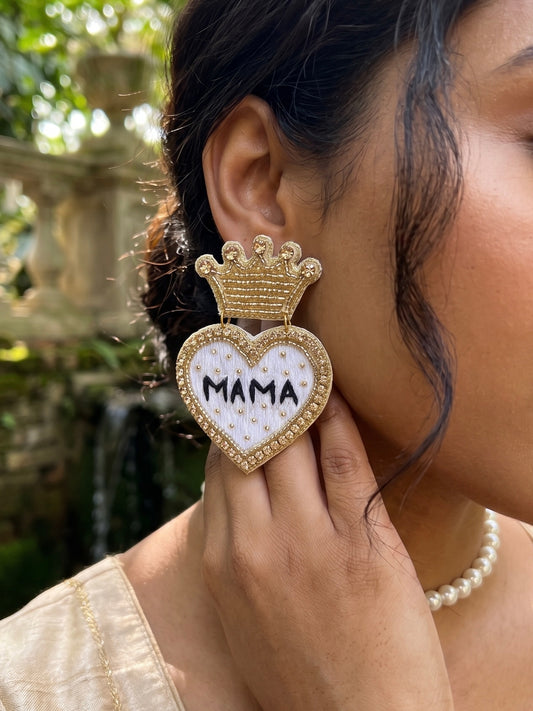 Queen MAMA Handmade Beaded Earrings