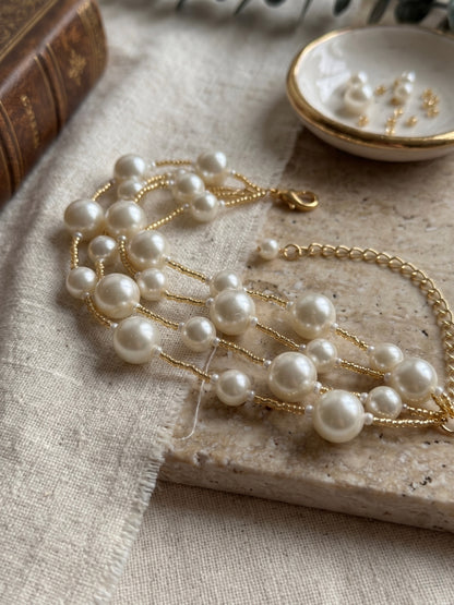 Serena Pearl Handmade Beaded Bracelet
