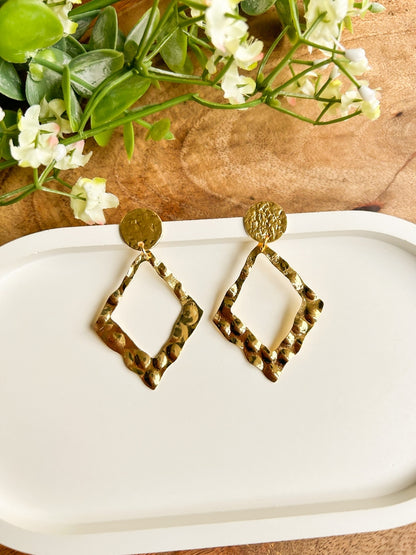 Mila Brass Earrings