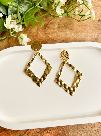 Mila Brass Earrings