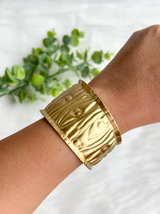 Anaya Brass Cuff Bracelet