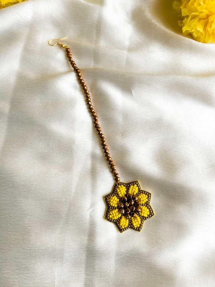 Surajmukhi (Sunflower) Handmade Haldi Full Set