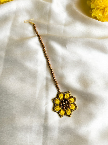 Surajmukhi (Sunflower) Handmade Haldi Full Set