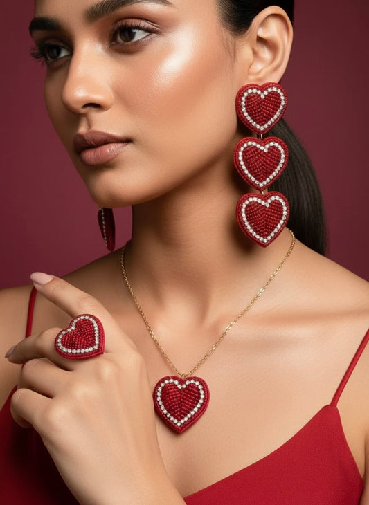 Eternal Love Handmade Beaded Set