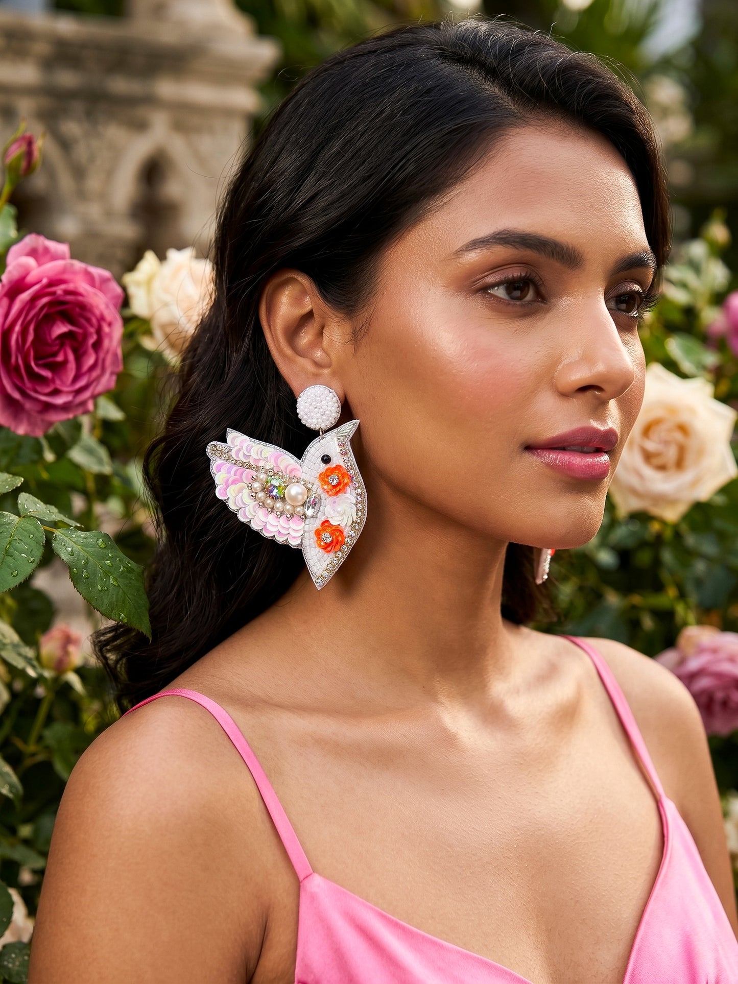 Hello Birdie! Handmade Beaded Bird Earrings