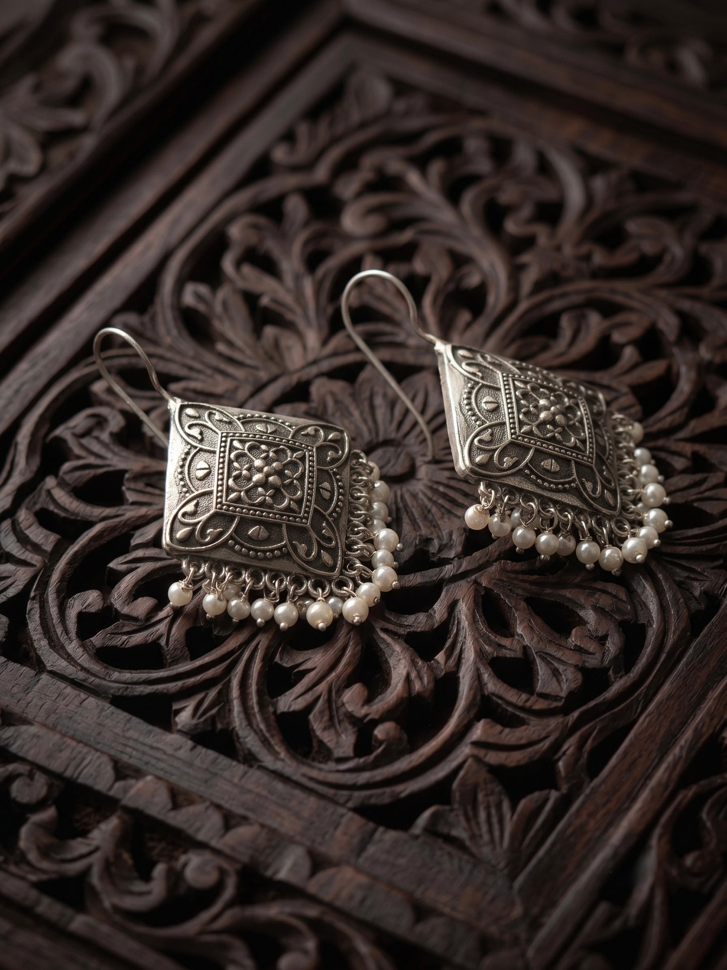 Mehfil Handmade Brass Earrings