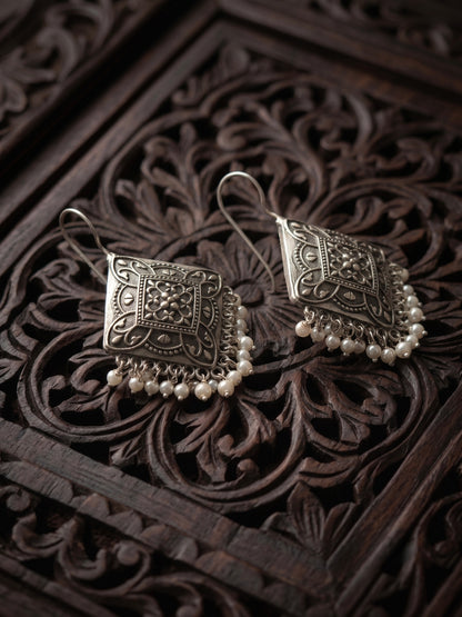 Mehfil Handmade Brass Earrings
