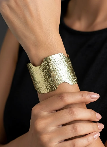 Cecilia Brass Cuff Bracelet