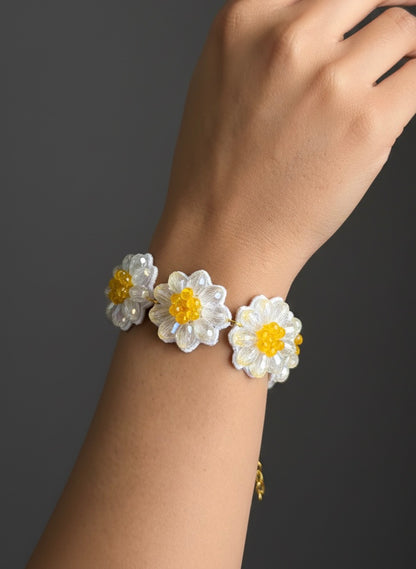 Daisy Dream Handmade Beaded Bracelet