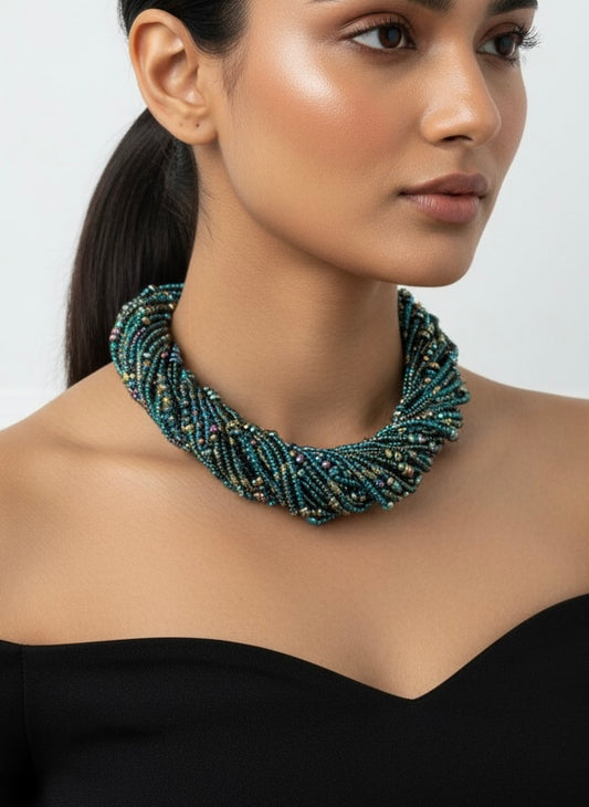 Aaranya Handmade Beaded Necklace