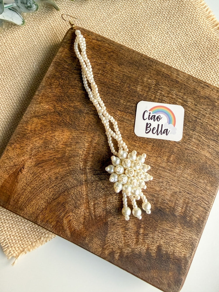 Gul Pearl Handmade Beaded Maangtika