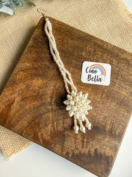 Gul Pearl Handmade Beaded Maangtika