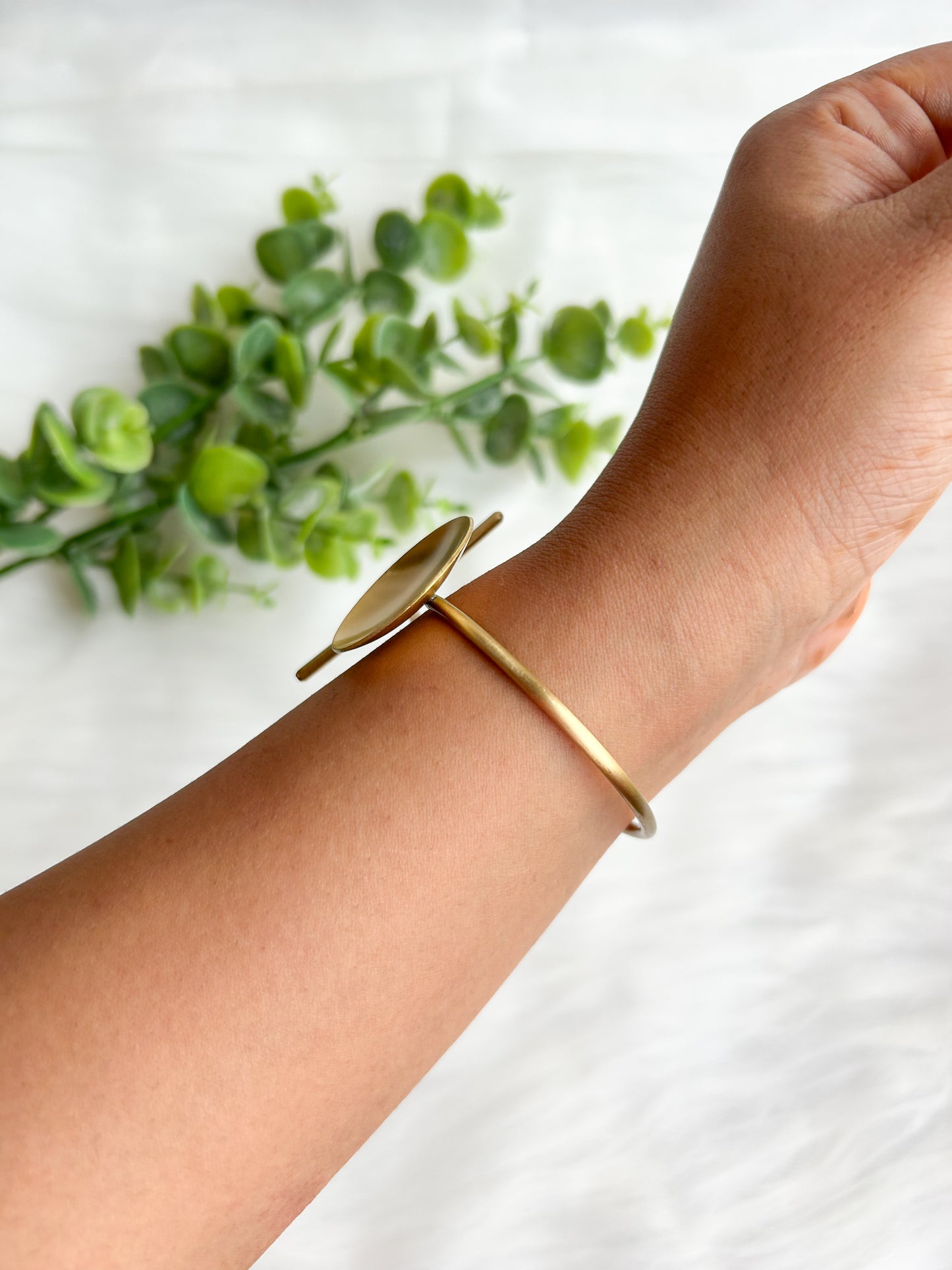 Talia Brass Cuff Bracelet