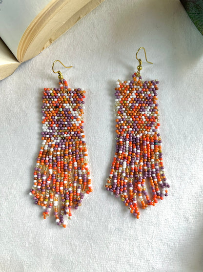 Sunset Serenity Tassel Earrings