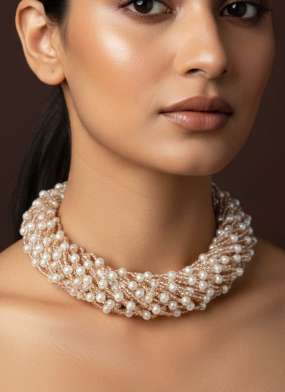 Rosalie Pearl Handmade Necklace