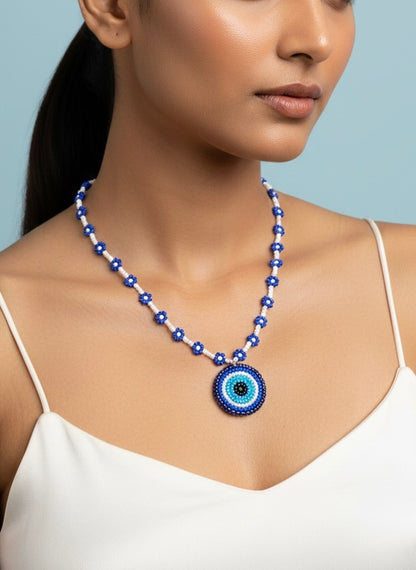 Mystic Evil Eye Handmade Beaded Necklace