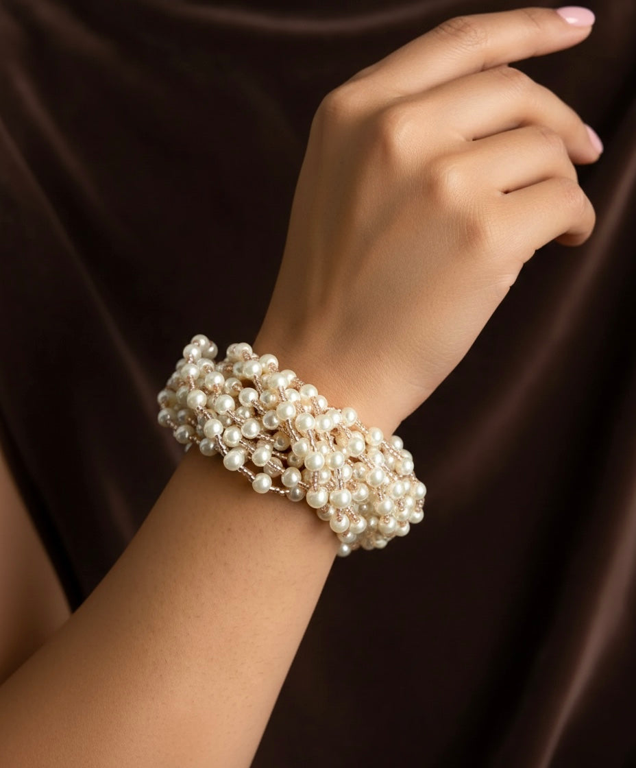 Rosalie Pearl Handmade Bracelet