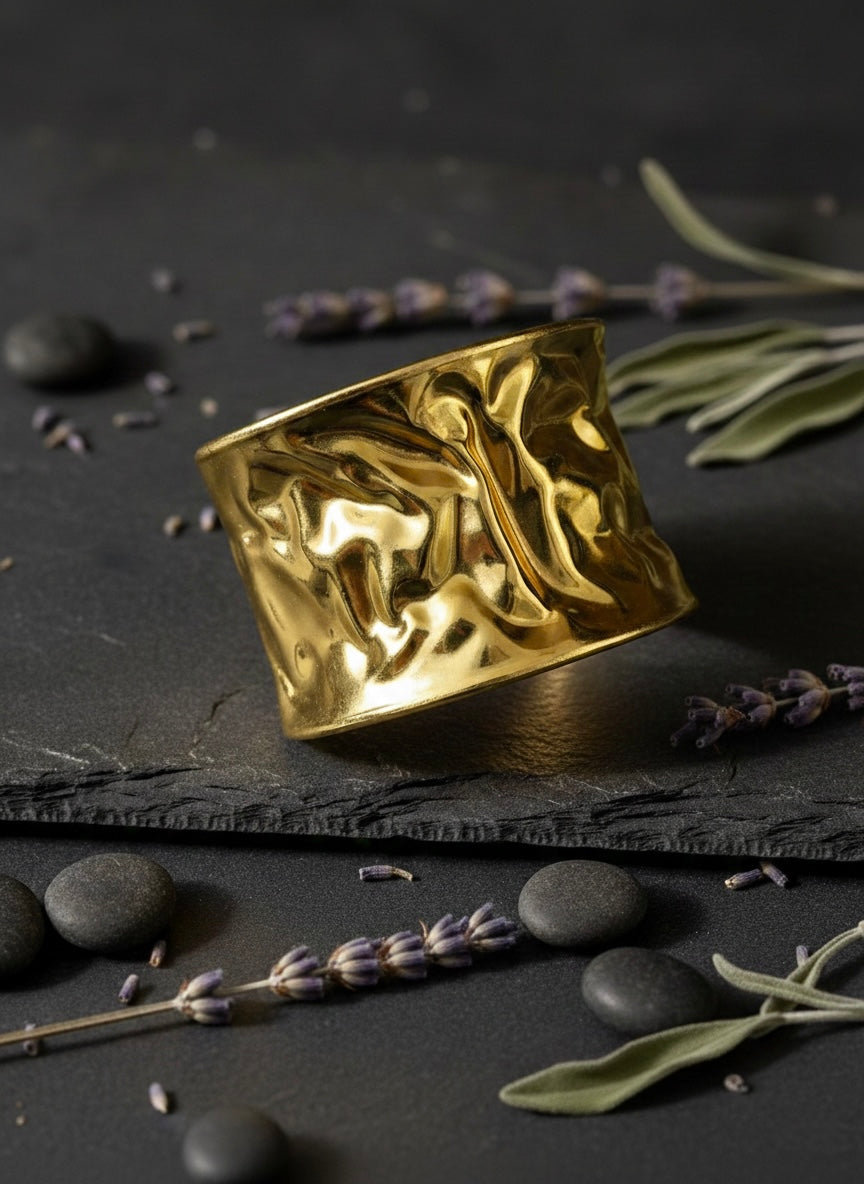 Zoya Brass Cuff Bracelet