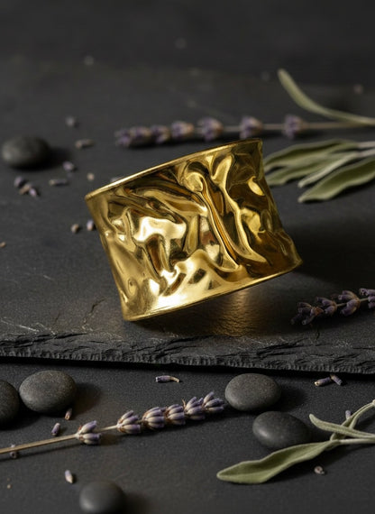 Zoya Brass Cuff Bracelet