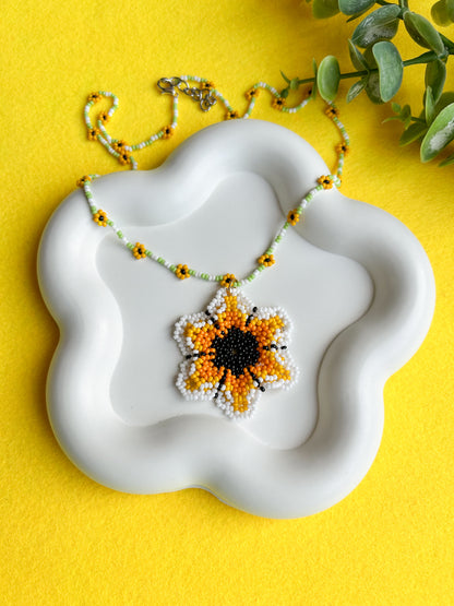 Sun-Kissed Flower Necklace