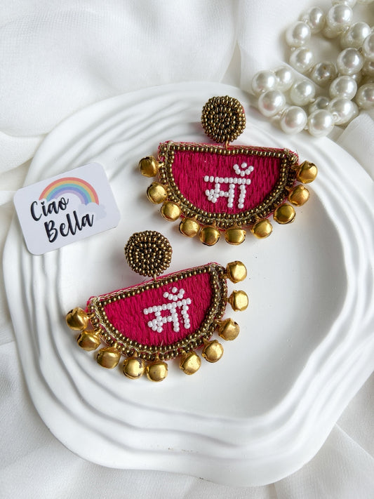 Maa Handmade Beaded Earrings