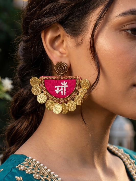 Maa Handmade Beaded Earrings