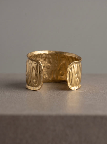 Anaya Brass Cuff Bracelet