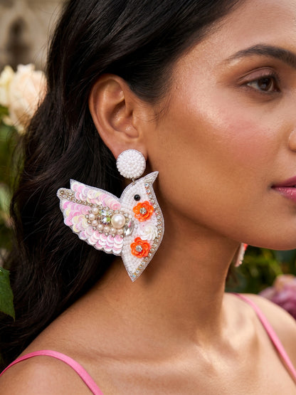 Hello Birdie! Handmade Beaded Bird Earrings