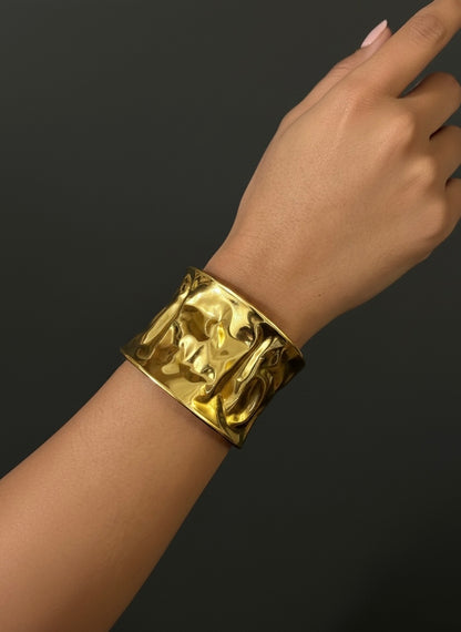 Zoya Brass Cuff Bracelet