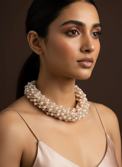 Rosalie Pearl Handmade Necklace