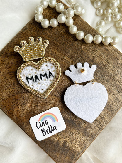 Queen MAMA Handmade Beaded Earrings