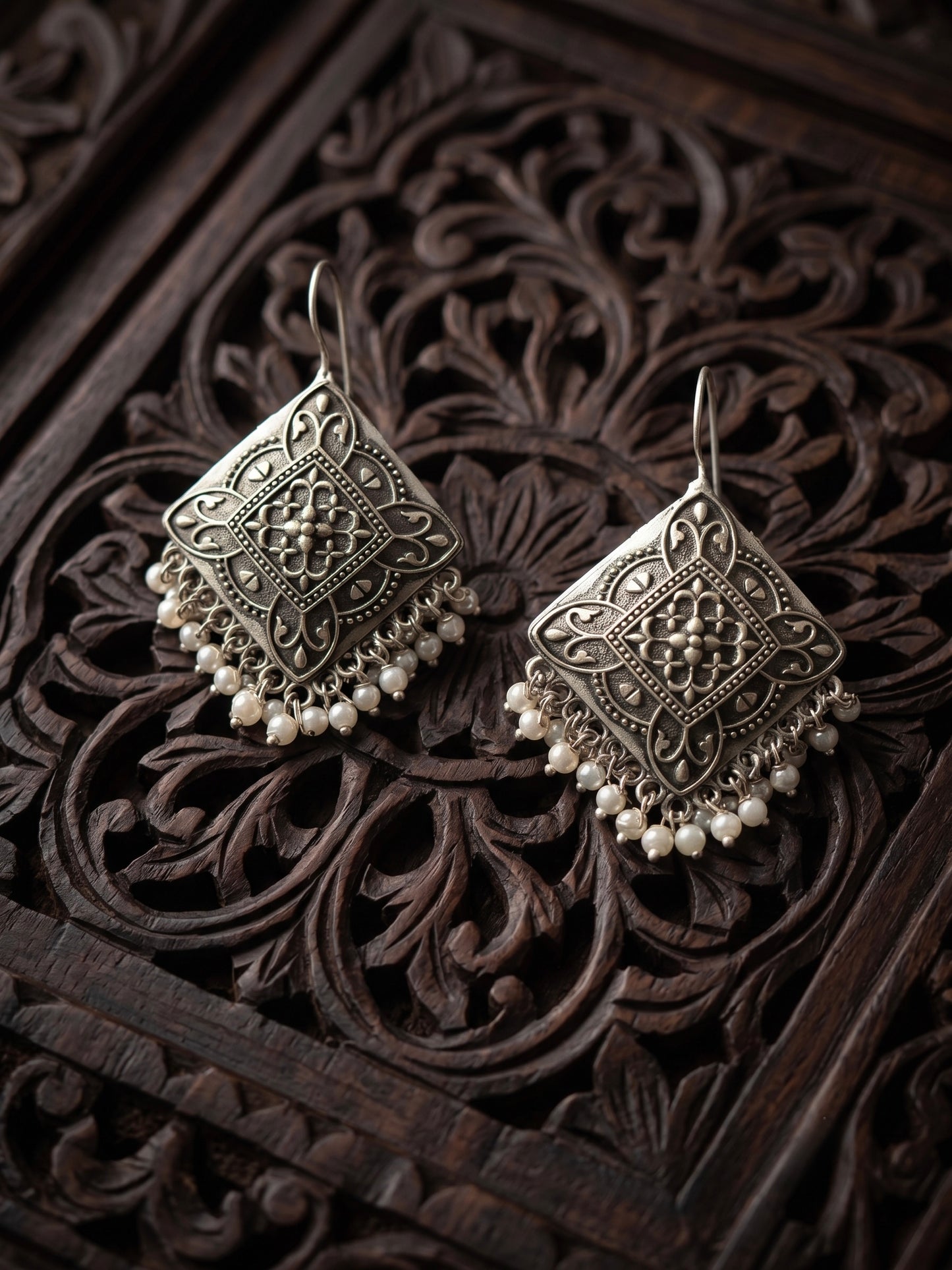 Mehfil Handmade Brass Earrings